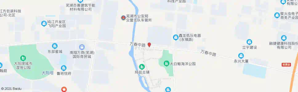 芜湖万春路7号站_公交站地图_芜湖公交_妙搜公交查询2025