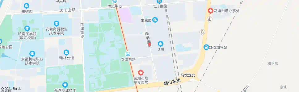 芜湖南塘湖路_公交站地图_芜湖公交_妙搜公交查询2025