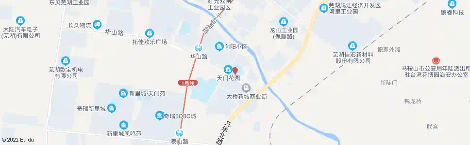 芜湖天门小学_公交站地图_芜湖公交_妙搜公交查询2025
