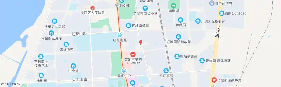 芜湖中建五百米(江南春城)_公交站地图_芜湖公交_妙搜公交查询2025