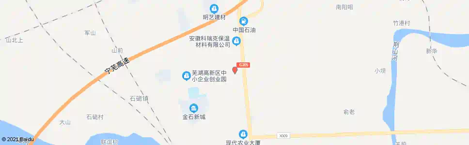 芜湖九华南路口_公交站地图_芜湖公交_妙搜公交查询2025