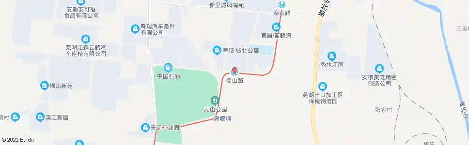 芜湖恒山路_公交站地图_芜湖公交_妙搜公交查询2025