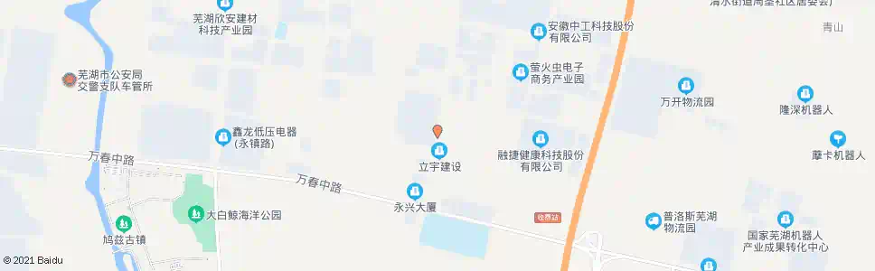 芜湖思创公司_公交站地图_芜湖公交_妙搜公交查询2025