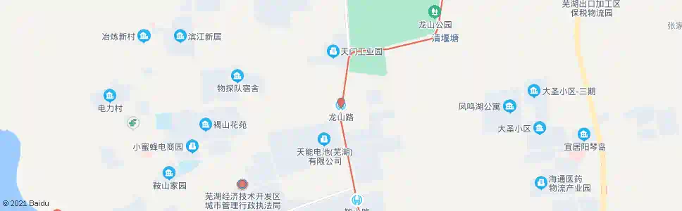 芜湖龙山路_公交站地图_芜湖公交_妙搜公交查询2025
