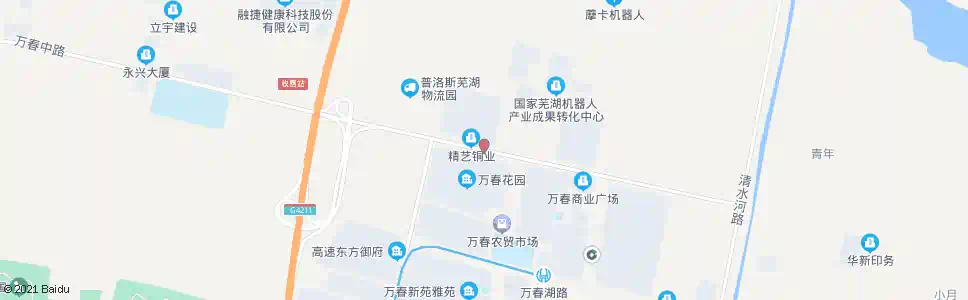 芜湖万春花园_公交站地图_芜湖公交_妙搜公交查询2025