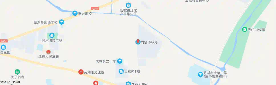 芜湖同创环球港_公交站地图_芜湖公交_妙搜公交查询2025