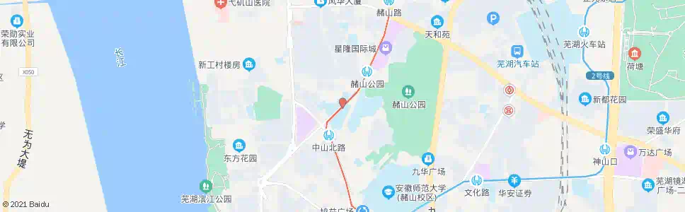 芜湖师大附中_公交站地图_芜湖公交_妙搜公交查询2025