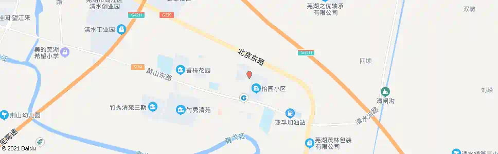 芜湖清水街道办_公交站地图_芜湖公交_妙搜公交查询2025