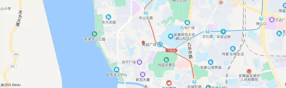 芜湖电讯大楼_公交站地图_芜湖公交_妙搜公交查询2025