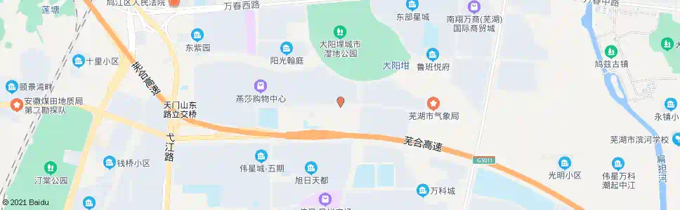 芜湖鸠兹家苑东_公交站地图_芜湖公交_妙搜公交查询2025