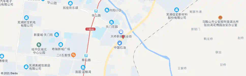 芜湖龙山花园_公交站地图_芜湖公交_妙搜公交查询2025