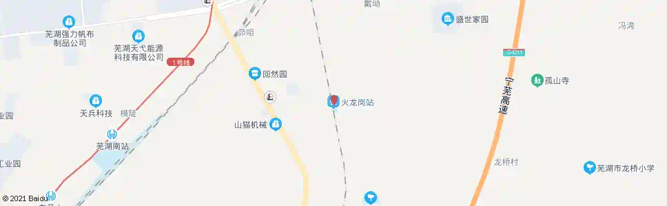 芜湖火龙岗_公交站地图_芜湖公交_妙搜公交查询2025