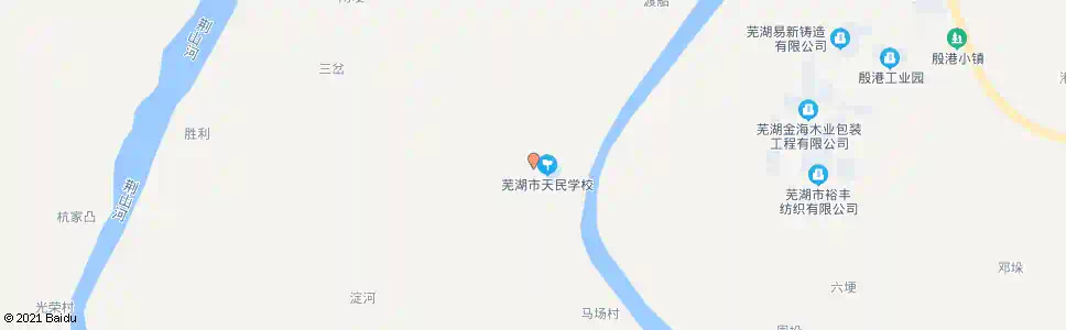 芜湖天民学校_公交站地图_芜湖公交_妙搜公交查询2025