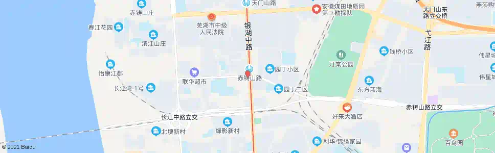 芜湖赤铸山西路_公交站地图_芜湖公交_妙搜公交查询2025