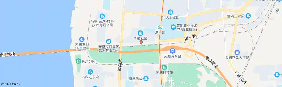 芜湖港一路公交枢纽_公交站地图_芜湖公交_妙搜公交查询2025