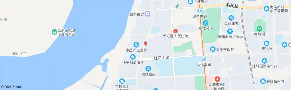 芜湖长江之歌东_公交站地图_芜湖公交_妙搜公交查询2025