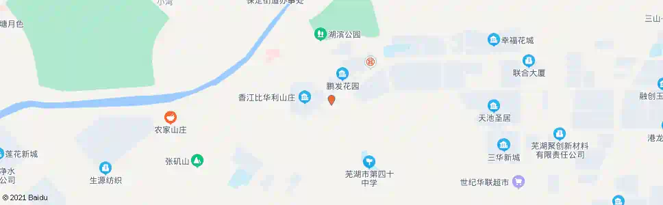 芜湖比华利山庄_公交站地图_芜湖公交_妙搜公交查询2025