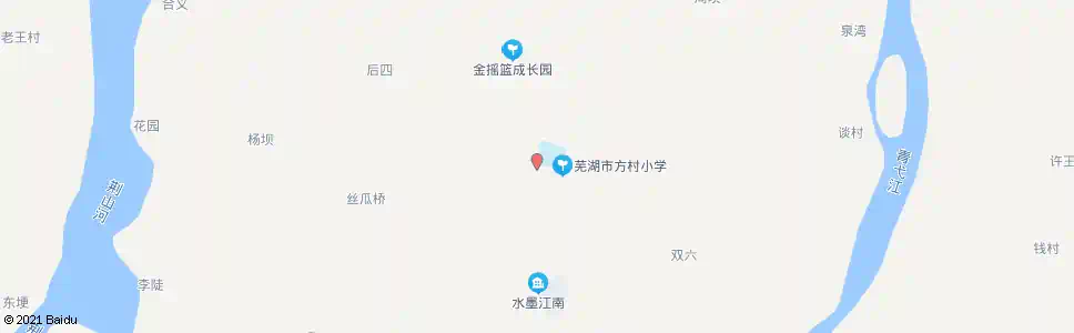 芜湖方村学校_公交站地图_芜湖公交_妙搜公交查询2025
