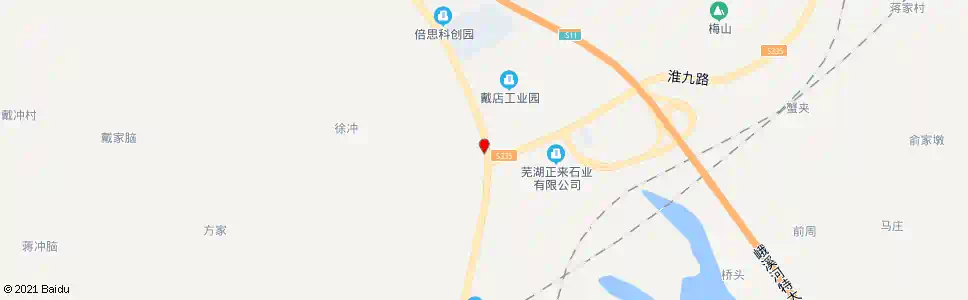 芜湖戴店村部_公交站地图_芜湖公交_妙搜公交查询2025