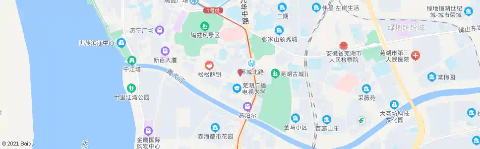芜湖北门_公交站地图_芜湖公交_妙搜公交查询2025