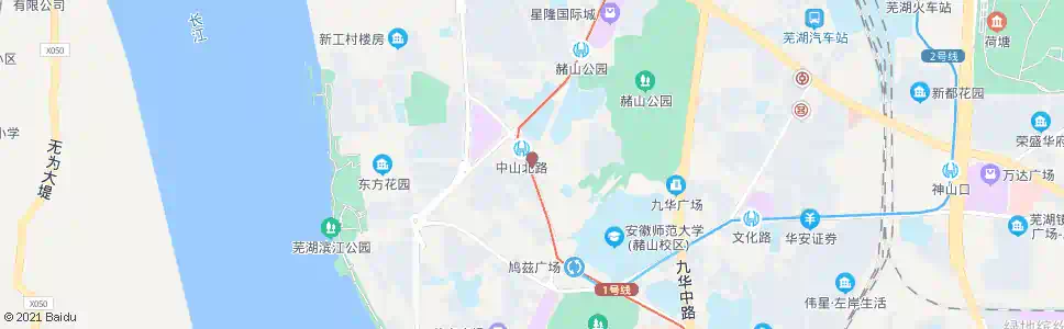 芜湖凤凰美食街_公交站地图_芜湖公交_妙搜公交查询2025