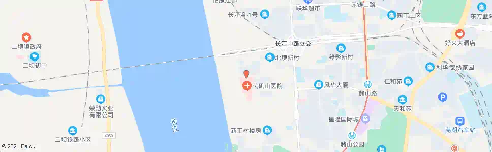 芜湖弋矶山北_公交站地图_芜湖公交_妙搜公交查询2025