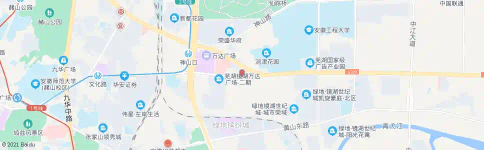 芜湖第五人民医院(南)_公交站地图_芜湖公交_妙搜公交查询2025