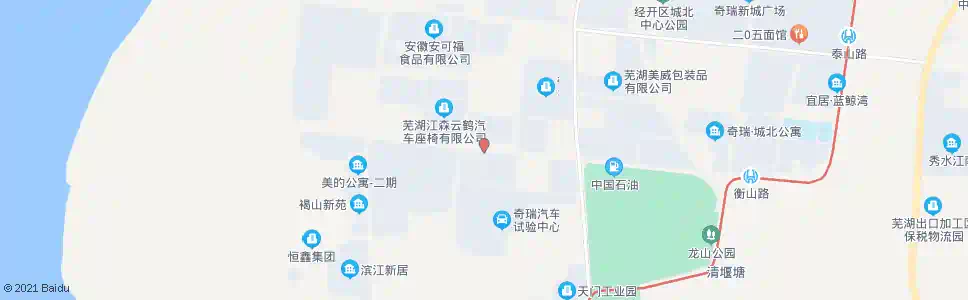 芜湖沙基诺凌云_公交站地图_芜湖公交_妙搜公交查询2025