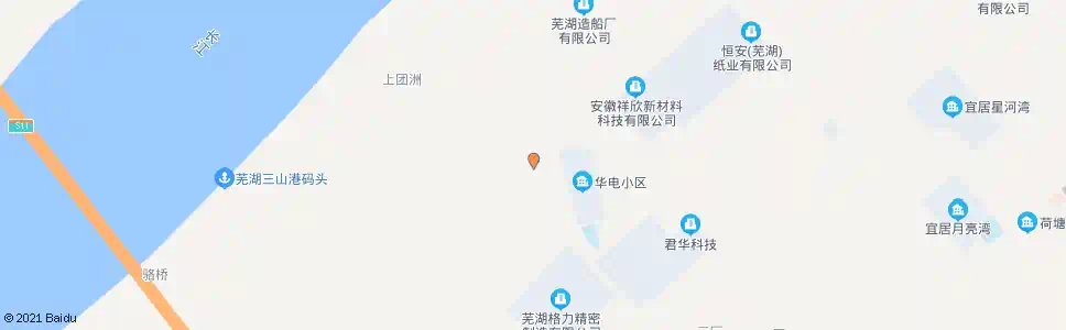 芜湖三山开发区停调场_公交站地图_芜湖公交_妙搜公交查询2025