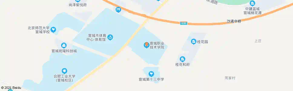 宣城职业技术学院_公交站地图_宣城公交_妙搜公交查询2025