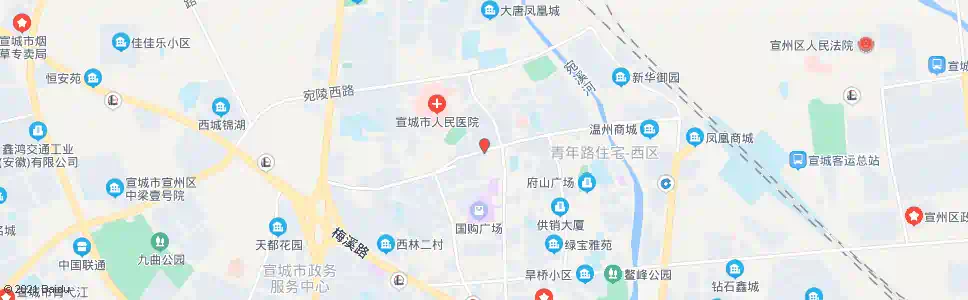宣城沁园小区_公交站地图_宣城公交_妙搜公交查询2025