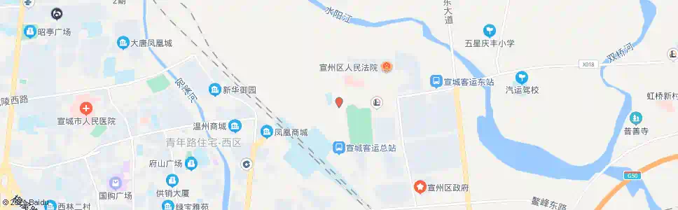 宣城八中_公交站地图_宣城公交_妙搜公交查询2025