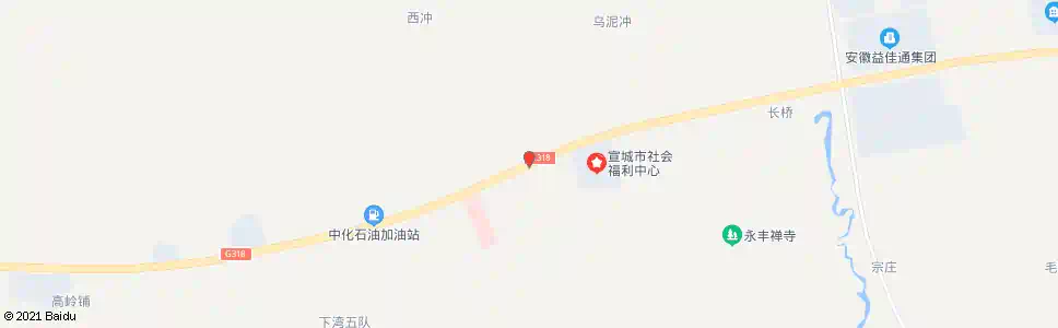 宣城上白水_公交站地图_宣城公交_妙搜公交查询2025