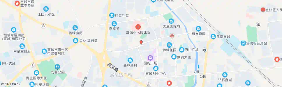 宣城西林菜场_公交站地图_宣城公交_妙搜公交查询2025