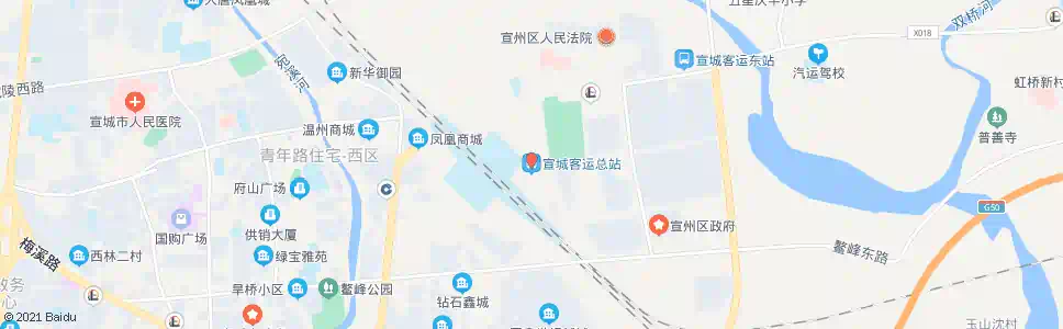 宣城长途汽车站_公交站地图_宣城公交_妙搜公交查询2025