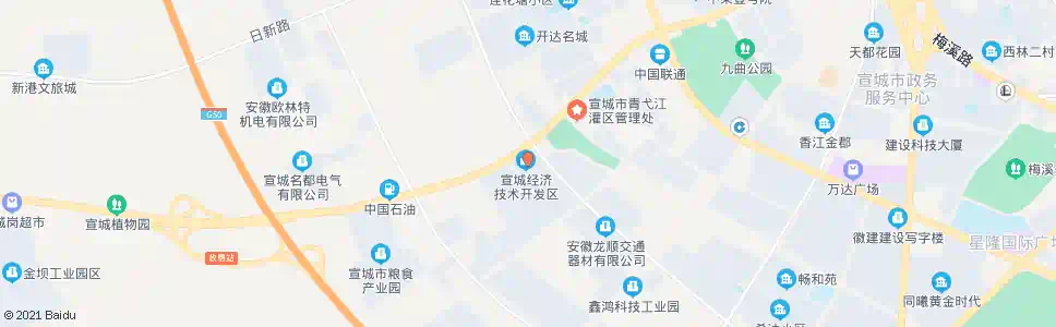 宣城开发区管委会_公交站地图_宣城公交_妙搜公交查询2025