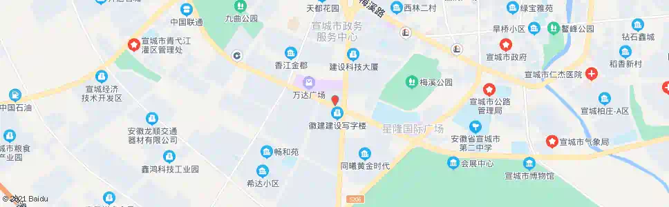 宣城广电中心_公交站地图_宣城公交_妙搜公交查询2025