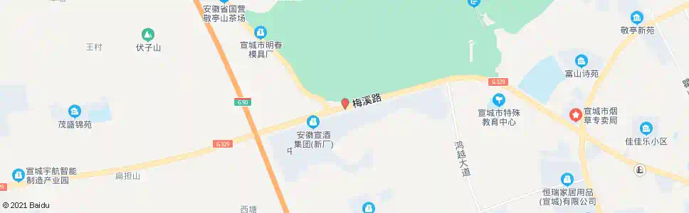 宣城宣酒集团_公交站地图_宣城公交_妙搜公交查询2025