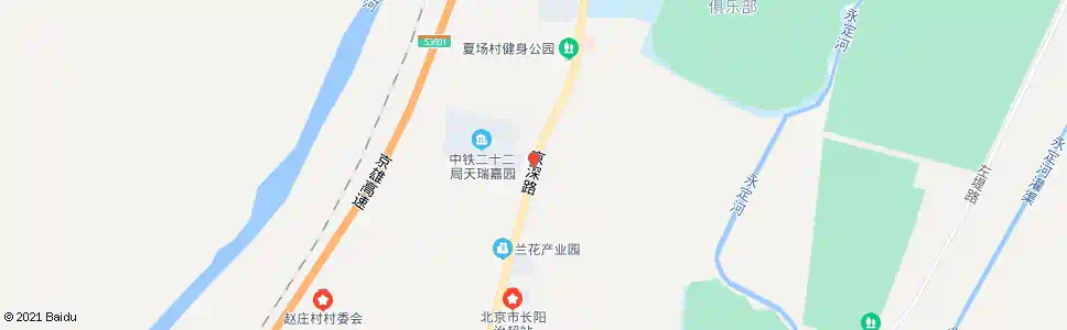 北京夏场南站_公交站地图_北京公交_妙搜公交查询2025