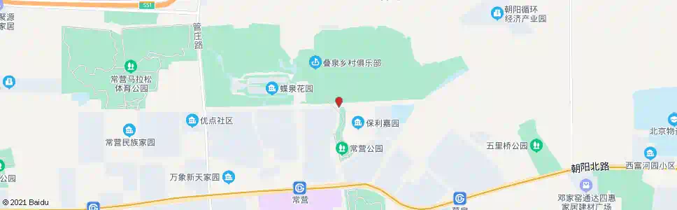 北京常营北路_公交站地图_北京公交_妙搜公交查询2025