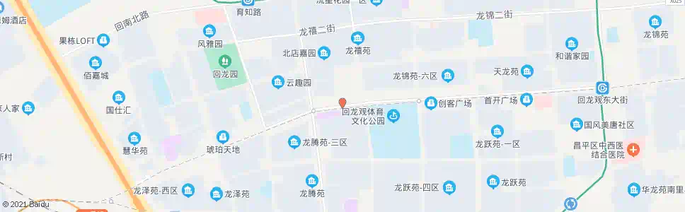 北京龙腾苑一区路口西_公交站地图_北京公交_妙搜公交查询2025