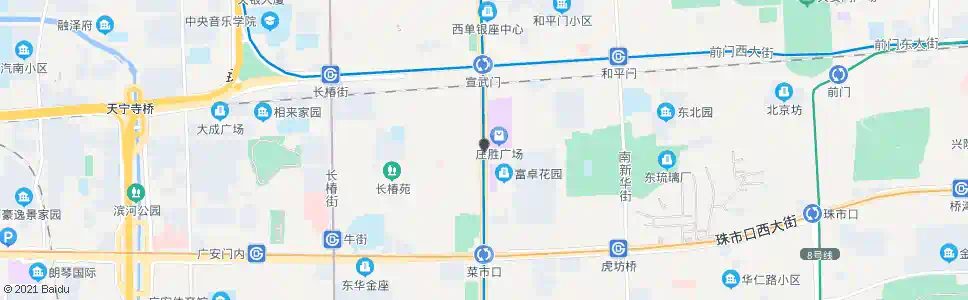 北京校场口_公交站地图_北京公交_妙搜公交查询2025