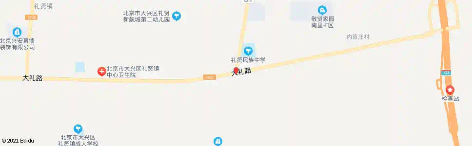 北京礼贤东门_公交站地图_北京公交_妙搜公交查询2025