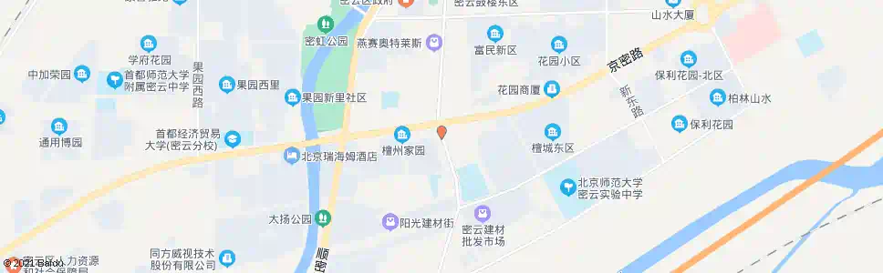 北京密云南门外_公交站地图_北京公交_妙搜公交查询2025