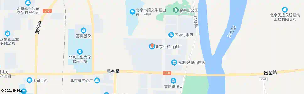 北京牛山酒厂_公交站地图_北京公交_妙搜公交查询2025