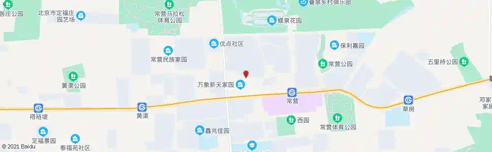 北京万象新天一区_公交站地图_北京公交_妙搜公交查询2025