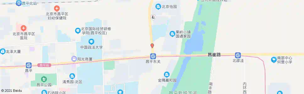 北京昌平东关路口北_公交站地图_北京公交_妙搜公交查询2025