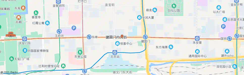 北京北京站口东_公交站地图_北京公交_妙搜公交查询2025
