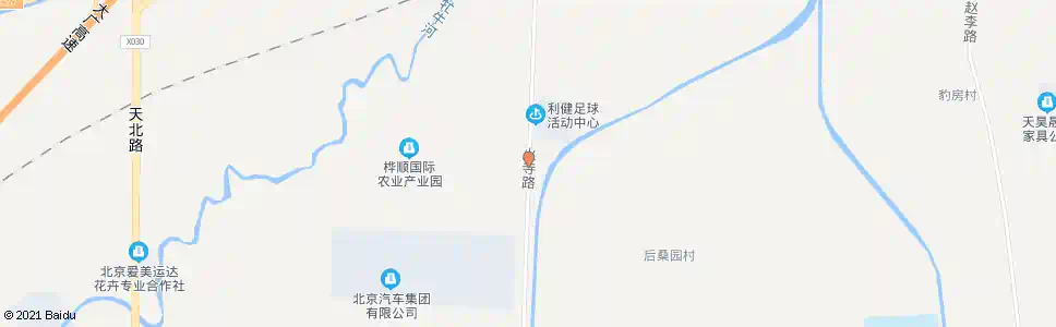 北京后桑园_公交站地图_北京公交_妙搜公交查询2025