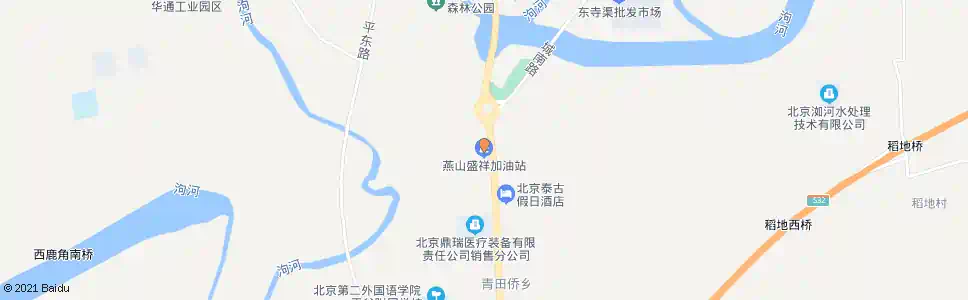 北京念头加油站_公交站地图_北京公交_妙搜公交查询2025